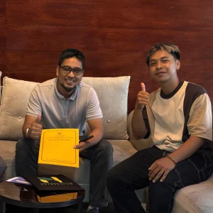 Senyum bahagia setelah Terima AJB