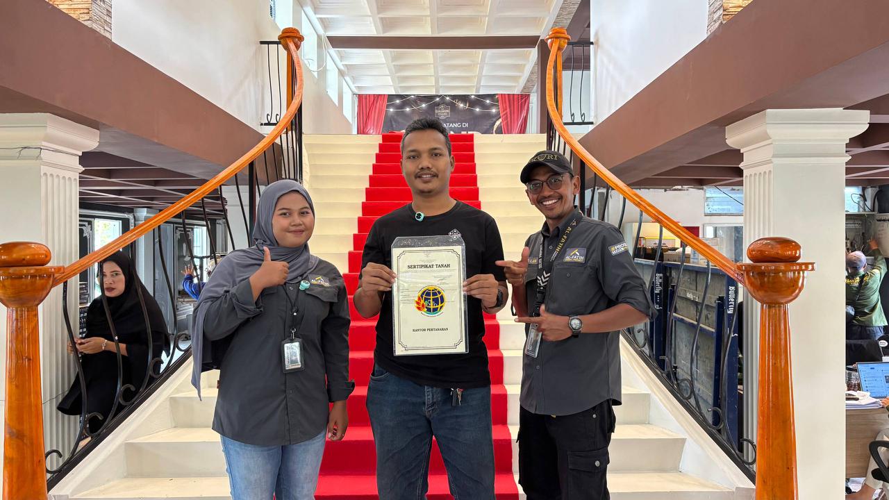 penyerahan sertifikat